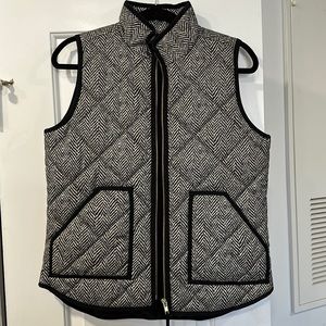 J. Crew Black and White Vest